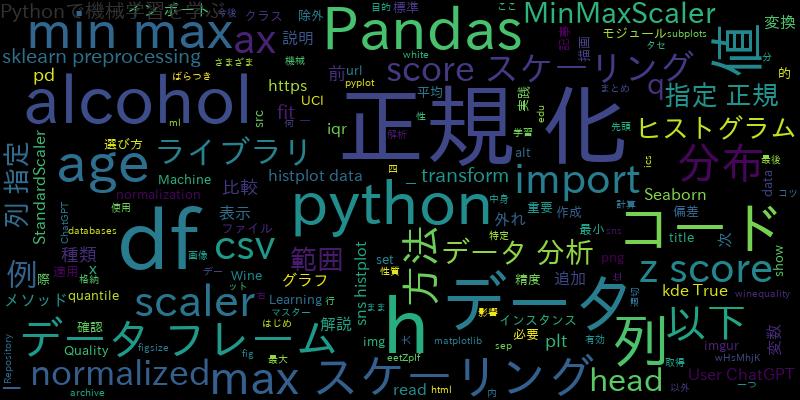 【Python】列指定で正規化をマスター！Pandasを使ったデータ前処理のコツ