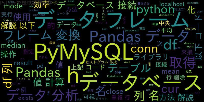 PyMySQLからPandasへ！データベース操作を効率化する方法を解説